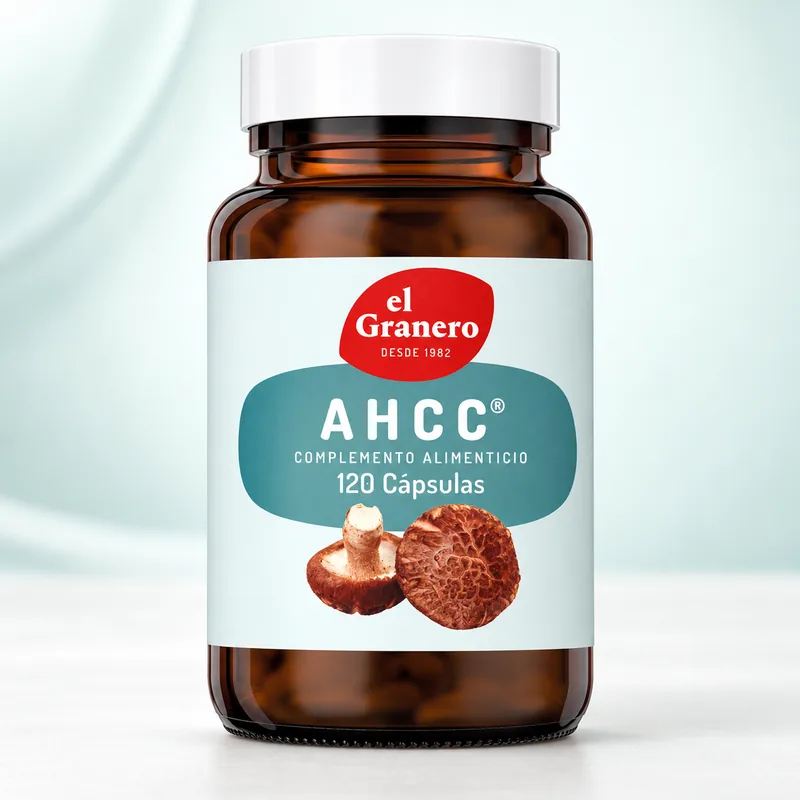 مكمل AHCC من El Granero، عبوة 120 كبسولة